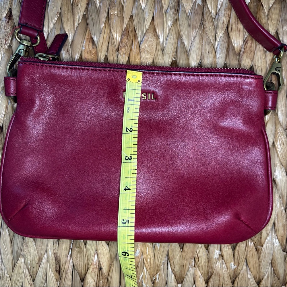 Fossil Red Leather Purse - Picture 12 of 16